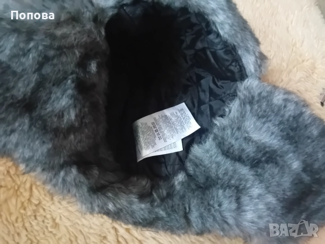 Стилна ушанка 30% вълна, снимка 3 - Шапки - 52371730