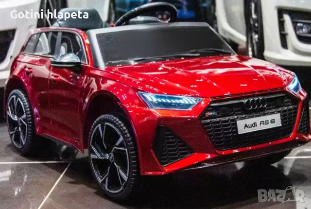 Акумулаторен джип AUDI RS 6 4X4 Licensed 12V батерия,MP3, снимка 13 - Детски велосипеди, триколки и коли - 37661793