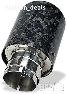 Нов от Неръждаема стомана Накрайник за ауспух Заглушител Кола автомобил , снимка 8 - Аксесоари и консумативи - 41785508