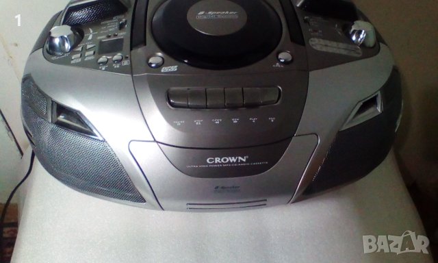 CD-радиокасетофон Crown, снимка 6 - Радиокасетофони, транзистори - 42330233