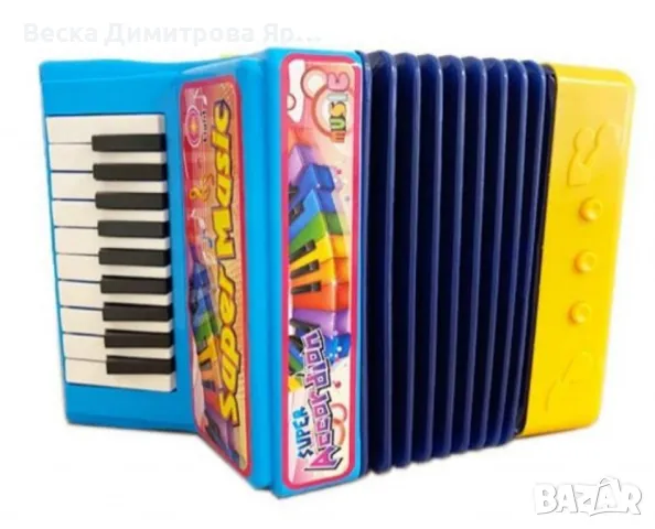 Детски акордеон с 10 клавиша и 20 вградени мелодии, снимка 4 - Други - 47868263