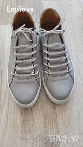 Дамски кожени обувки 42 номер, снимка 2 - Дамски ежедневни обувки - 52061655