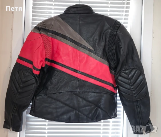 Винтидж кожено мото яке Vanucci moto, снимка 5 - Якета - 51050907