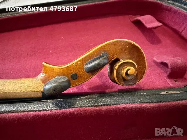 Стара италиянска цигулка, снимка 9 - Антикварни и старинни предмети - 56152376