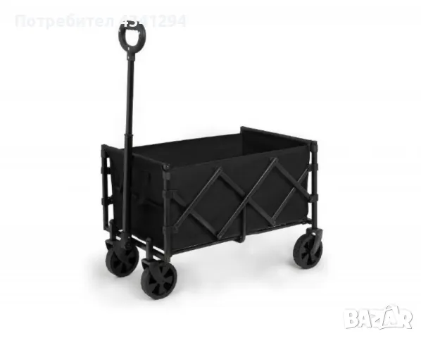 Многофункционална сгъваема количка 2 в 1 с масичка за къмпинг и пикник TV136, снимка 2 - Маси - 48535025
