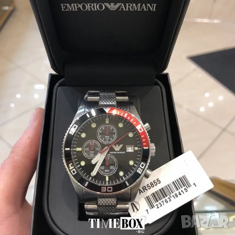 Emporio Armani AR5855 Sport Chronograph. Нов мъжки часовник, снимка 2 - Мъжки - 38800984