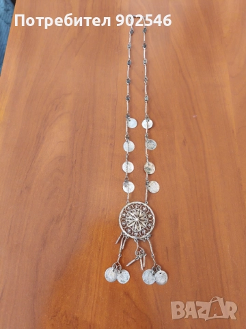 Български накит, сребро, филигран носия, снимка 3 - Антикварни и старинни предмети - 51450349