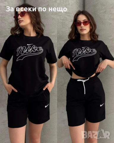 Nike Дамски Летен Комплект👚🩳Дамски Къс Екип Найк - 6 Цвята Код A668, снимка 3 - Комплекти - 50669642