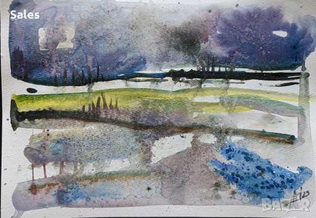 Картини Акварел , снимка 5 - Картини - 41142466