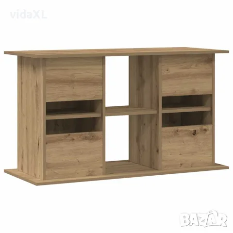 vidaXL Стойка за аквариум, дъб, 101x41x58 см, инженерно дърво, снимка 6 - Аквариуми - 56148304