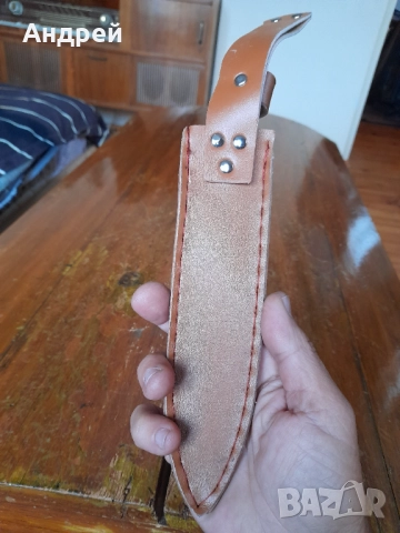 Стара кожена кания за нож #16, снимка 5 - Други ценни предмети - 52064759