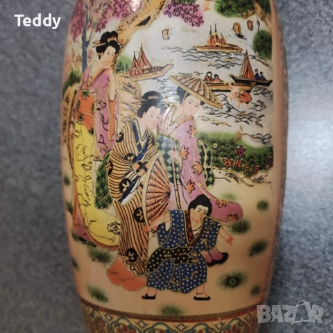 Винтидж китайска ваза, снимка 11 - Антикварни и старинни предмети - 52298340
