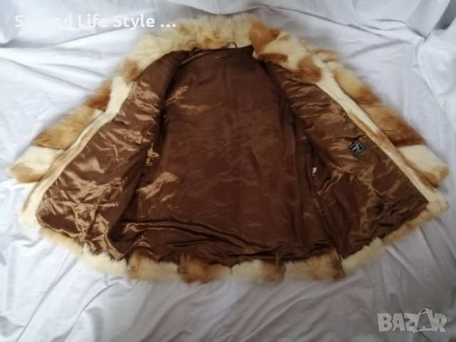 Винтидж луксозно дамско палто от естествен косъм – Baewolf Exclusive р-р M , снимка 5 - Палта, манта - 52879517