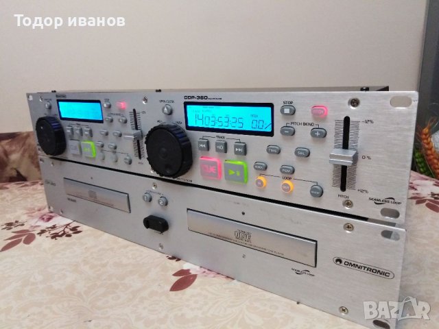 Omnitronic-cdp-360 dual CD player, снимка 5 - MP3 и MP4 плеъри - 38852973