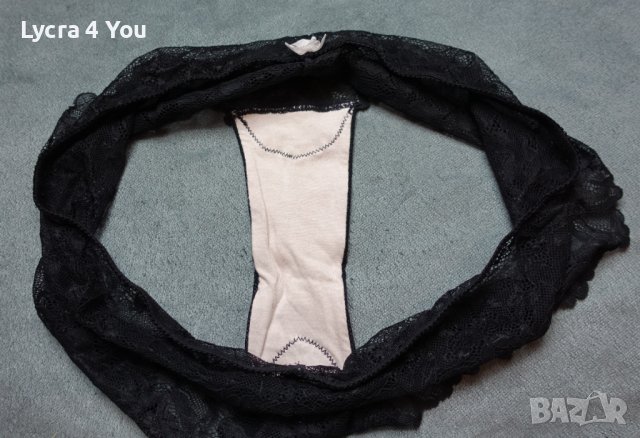 L черна дантелена бразилиана с мрежа , снимка 5 - Бельо - 38711056