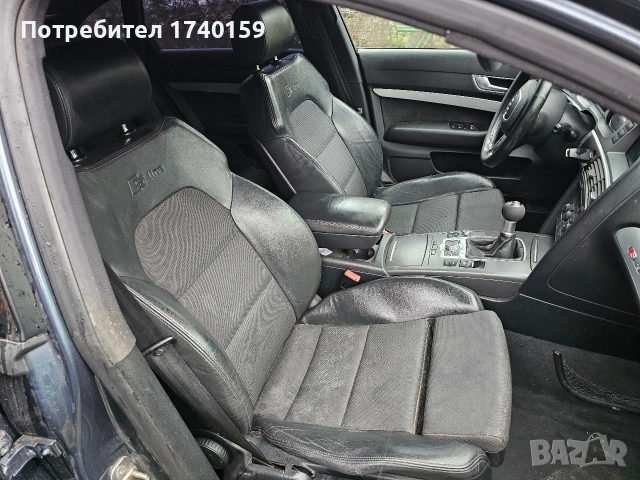 Седалки с подгрев S-line за Ауди Audi A6 C6 4F, снимка 7 - Части - 53617824