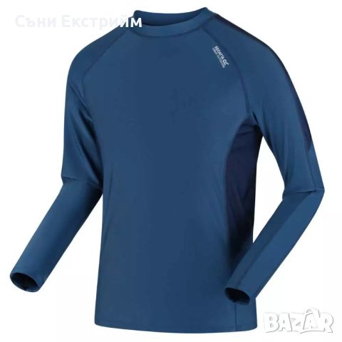 Блуза ликра с пълна ултравиолетова защита Regatta Rashguard Blue, снимка 1 - Водни спортове - 44277712