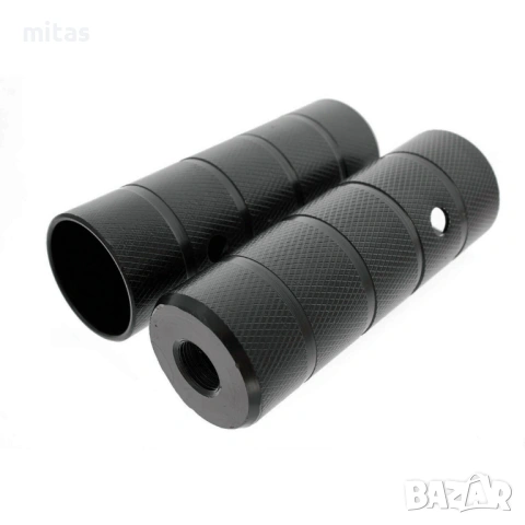 Пегове за БМХ велосипед, Комплект, Стоманени колчета, Ос 3/8", 110х38mm, снимка 3 - Аксесоари за велосипеди - 53045293