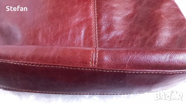 Маркова мъжка кожена чанта Pat Calvin, снимка 7 - Чанти - 44264980