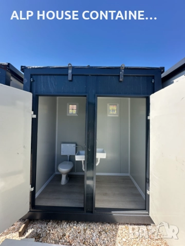 Санитарен контейнер 240х140 | WC контейнер, Модулен контейнер, Строителен контейнер, , снимка 3 - Друго търговско оборудване - 51543387