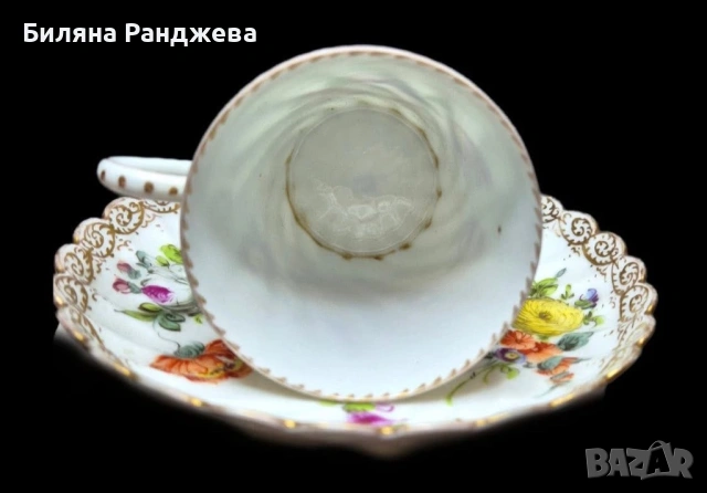 Прекрасен великолепен двоен сет, снимка 6 - Чаши - 53750237