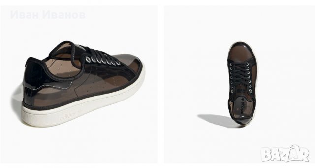 кецове/маратонки  Adidas Stan Smith прозрачни номер 41 ,5-42, снимка 6 - Маратонки - 39888643