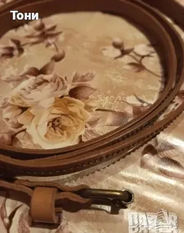 Нов Дълъг Дамски Колан Изцяло от Естествена Кожа 200см., снимка 6 - Колани - 48633109