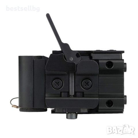 Компактен тактически мерник бързомер червена зелена точка пушка еърсофт, снимка 9 - Оборудване и аксесоари за оръжия - 42650062