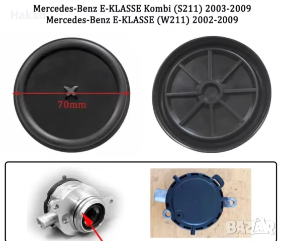 Мембрана за картерна вентилация/газове Мерцедес Mercedes CDI OM642/648, снимка 2 - Части - 51399601