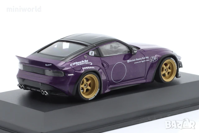 NISSAN FAIRLADY Z PANDEM Rocket Bunny 2022 - мащаб 1:43 на SOLIDO моделът е нов в PVC дисплей-кейс, снимка 7 - Колекции - 51281417