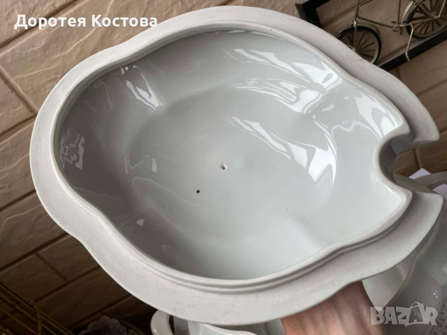 Красив голям и стар български супник на Изида , снимка 7 - Антикварни и старинни предмети - 52694562