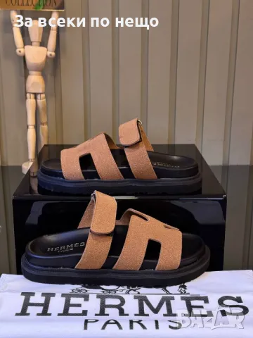 Hermes Дамски Чехли Хермес - Налични Различни Цветове Код E276, снимка 5 - Чехли - 50415392
