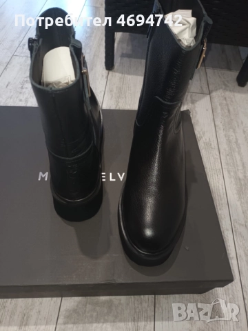 Дамски Боти Mind Velvet 40 размер Черни, снимка 3 - Дамски боти - 52949779