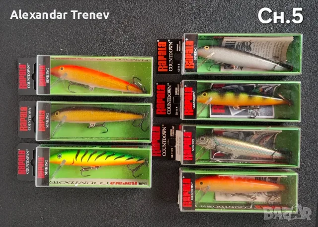 Воблери Rapala Countdown, снимка 4 - Такъми - 55824881
