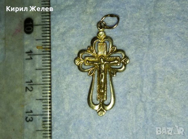 СТАРО СРЕБЪРНО РАЗПЯТИЕ КРЪСТЧЕ КРЪСТ СРЕБРО РЪЧНА АЖУРНА МАЙСТОРСКА ИЗРАБОТКА 40045, снимка 7 - Антикварни и старинни предмети - 42404949