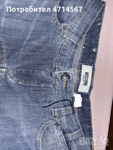 Дънки на Moschino, снимка 2 - Дънки - 53388736