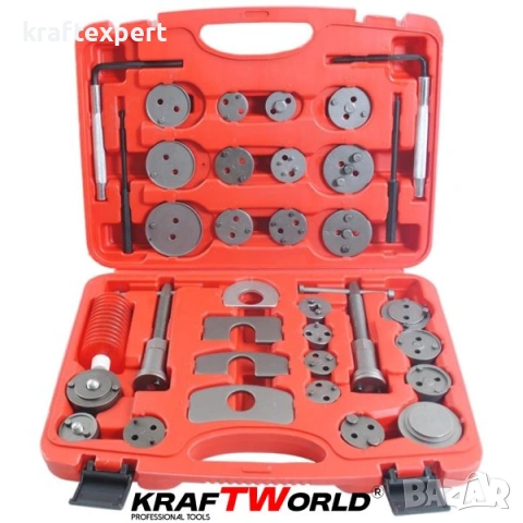 Комплект за спирачни цилиндри KraftWorld – 35 части за дискови спирачки