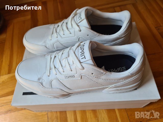 Нови бели мъжки обувки Esprit