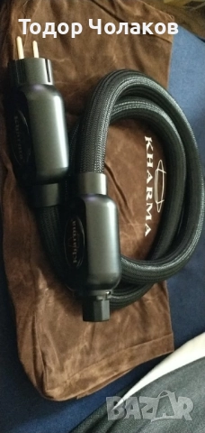 Захранващ кабел Kharma KLC-GR-1B handcrafted in Nederland, снимка 3 - Други - 52160181