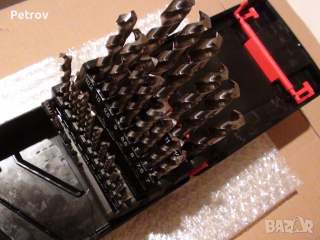 WÜRTH - DIN 338 HSCO - STEEL INOX - GERMANY - ЧИСТО НОВ Profi-Set 29 Свредла 1 - 13 mm в Касета !!!!, снимка 10 - Винтоверти - 49472109