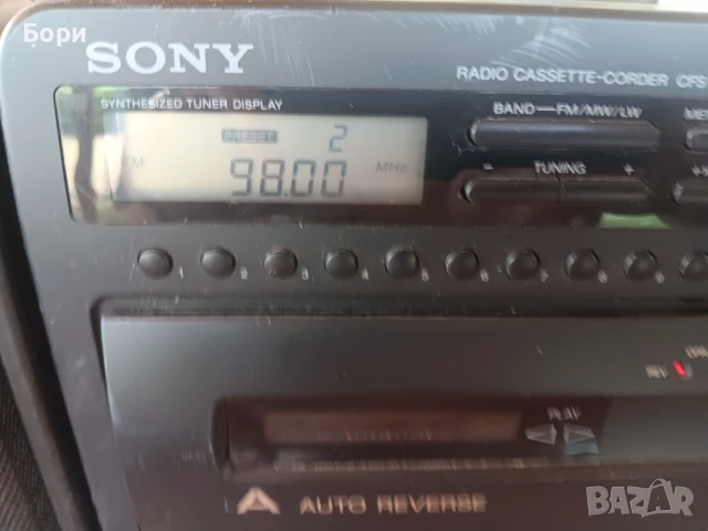 SONY Радиокасетофон, снимка 4 - Радиокасетофони, транзистори - 51176672