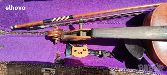 Цигулка Julius F. Hubicka 1913, снимка 3 - Антикварни и старинни предмети - 53780679