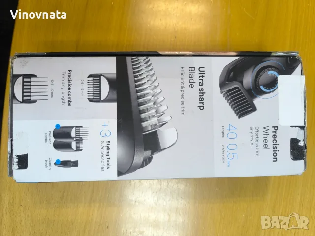 Тример за брада Braun - BT3520, Black/Blue, снимка 2 - Тримери - 56202366