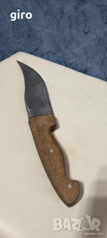 Стар голям масивен нож 37см., снимка 3 - Ножове - 53507559