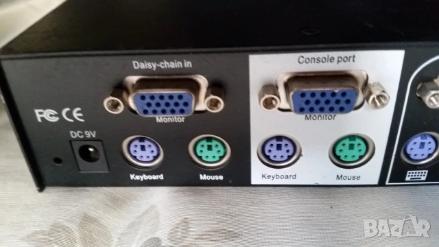 KVM 4-Port Switch OSD PS/2, снимка 5 - Друга електроника - 53033429