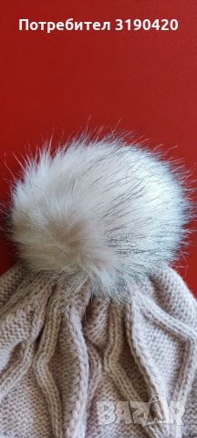 Дамски зимна шапка, снимка 3 - Други - 34623626