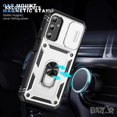 Samsung Galaxy A25 5G Удароустойчив Ring Holder Калъф и Протектор, снимка 8 - Калъфи, кейсове - 52738270