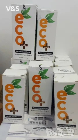 Ecomoist Natural Vinyl Cleaner 50ml with Fine Microfiber Towel - антибактериален спрей и микрофибърн, снимка 7 - Грамофони - 50240626