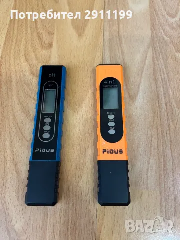 Комплект TDS метър и pH метър, снимка 2 - Друга електроника - 49592558