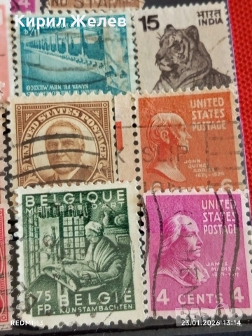 Стари пощенски марки от цял свят смесени АМЕРИКАНСКИ ПРЕЗИДЕНТИ за КОЛЕКЦИЯ 51590, снимка 11 - Филателия - 53199358